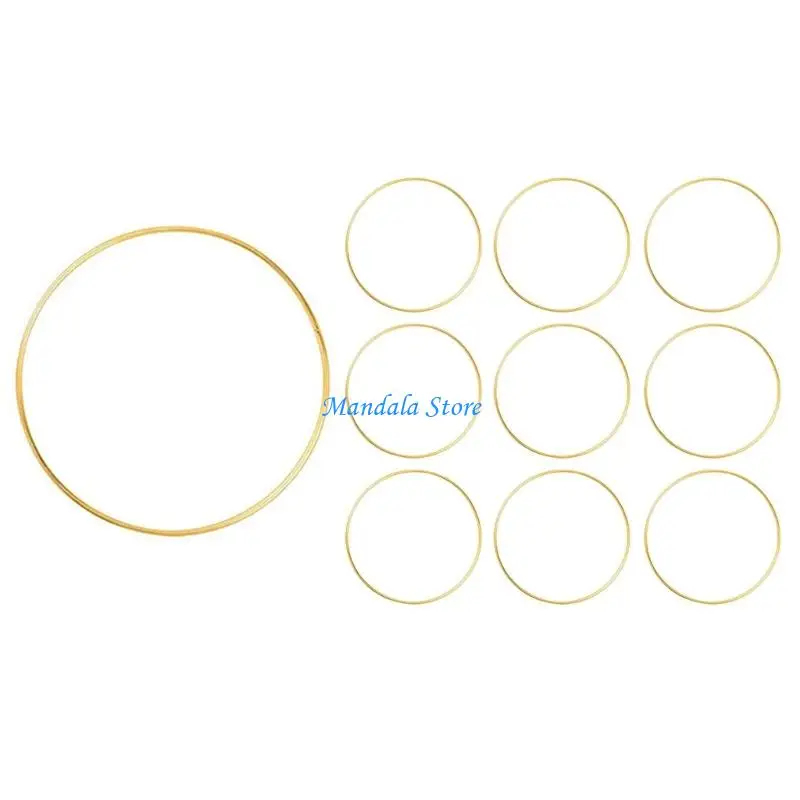 

U2JC Easy Assemble Dream Catcher Craft Rings for Outdoor Garden Wedding Decoration