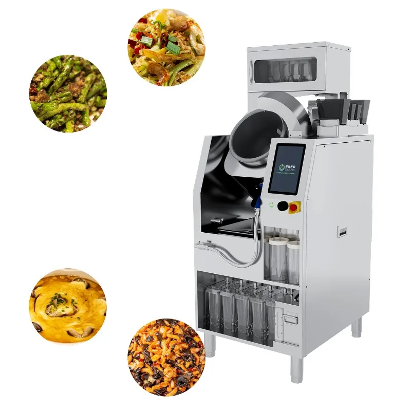 Intelligent Restaurant Automatic Cooking Machine Stir Fry Wok Kitchen Robot Electric Cook Rotational Cooker
