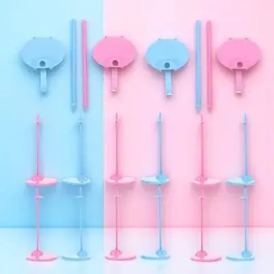 

30 Pcs Standing Clip Fixing Frame for Organizing Organizer Adjustable Holder Display Support Plastic Stands Rack
