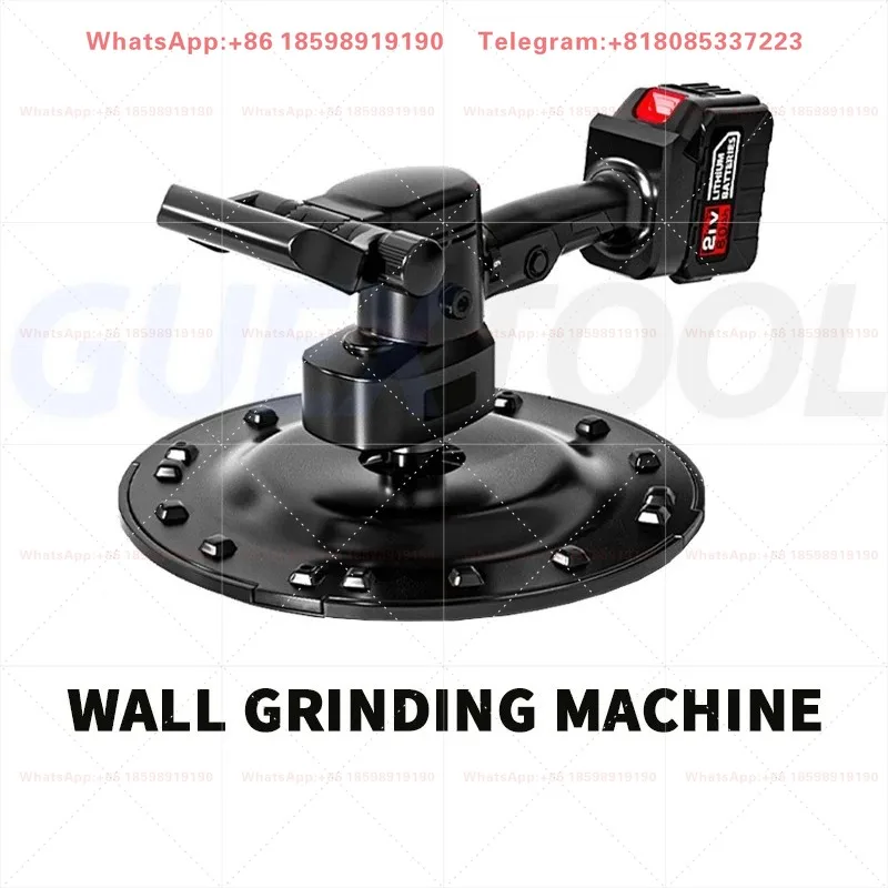 Electric Concrete Cement Polishing Machine Handheld Power Sander for Wall Floor Surface Rubbing Smoothing