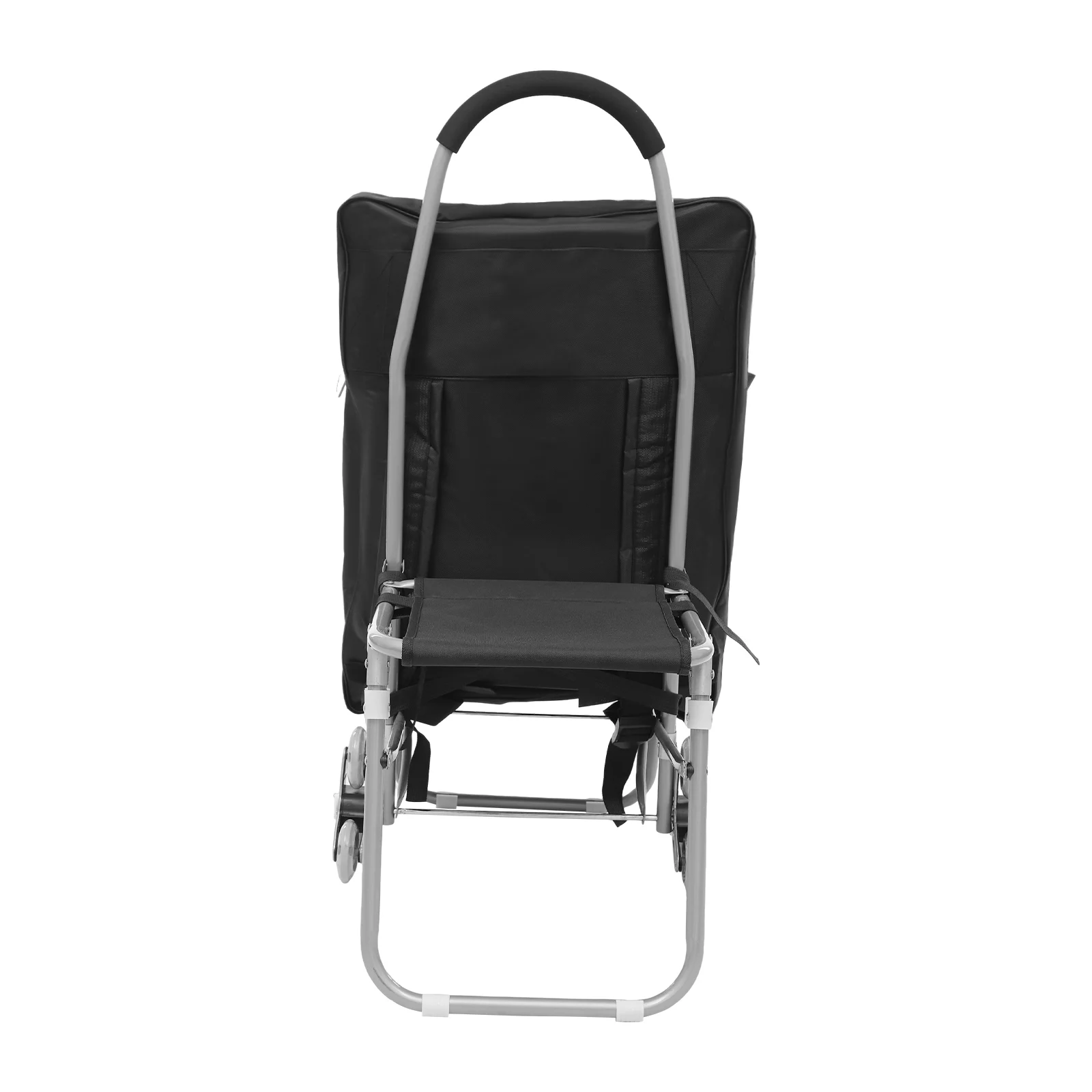 

Rolling Art Cart Folding Cart Folding Wheeled Portable Rolling Chair for Grocery Shopping Leisure Travel Outdoor Painting Black