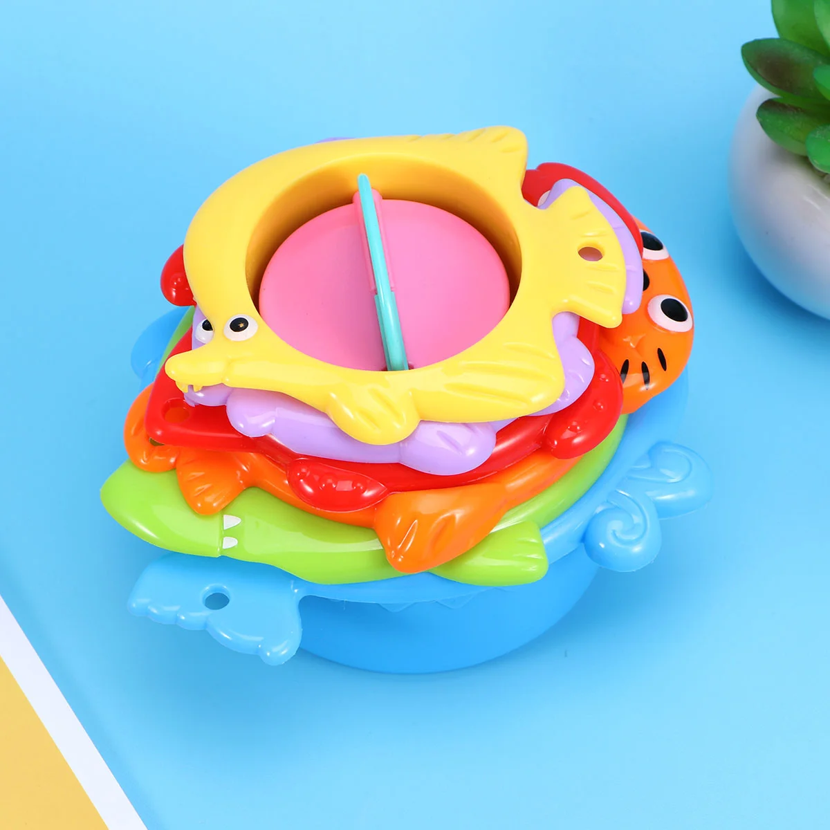 6 Pcs Stacking Bath Toy Bathing Toys Baby for Toddlers Floating Spray Water Bathtime