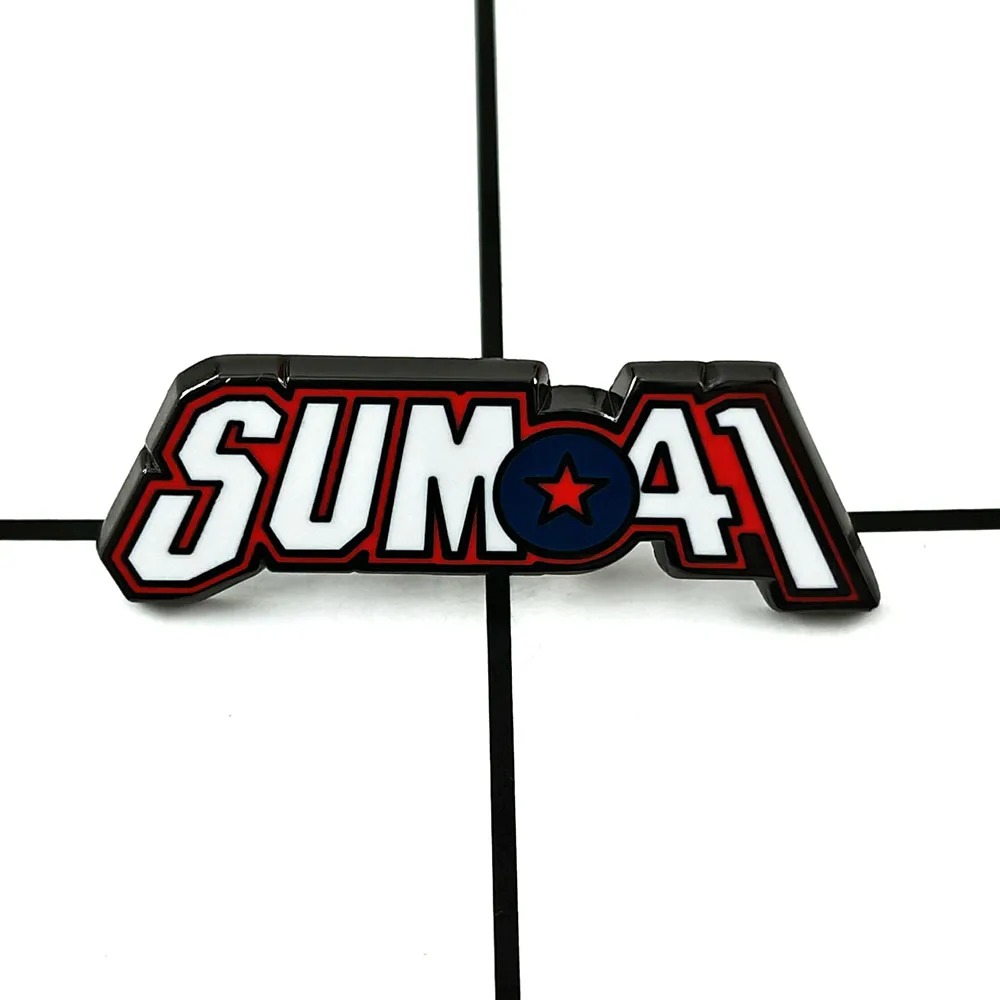 Sum 41 Band Logo Brooch Punk Rock Badge Canadian Classic Music Peripheral Enamel Pin Band Fans Collection Bag Decoration Gift