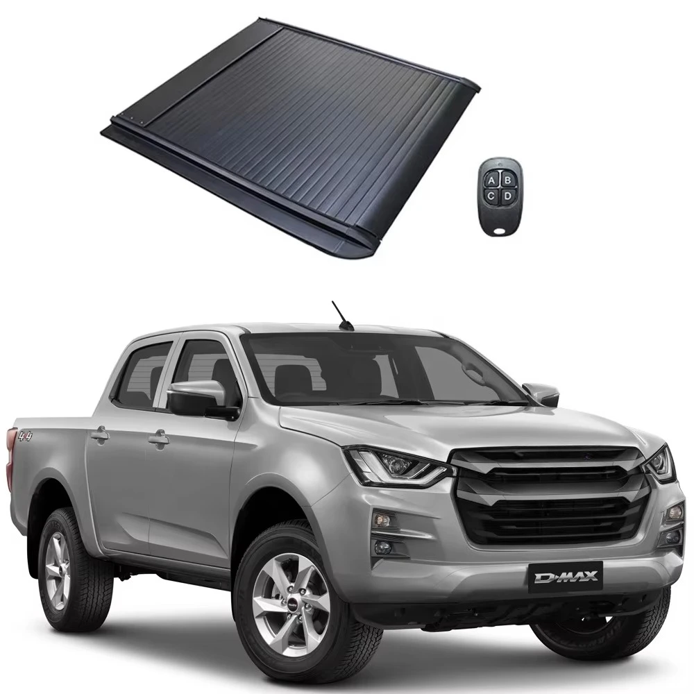 

Isuzu Dmax 2018, электрический чехол Tonneau, алюминиевый жесткий выдвижной чехол для пикапа, рулонный водонепроницаемый чехол для Ranger