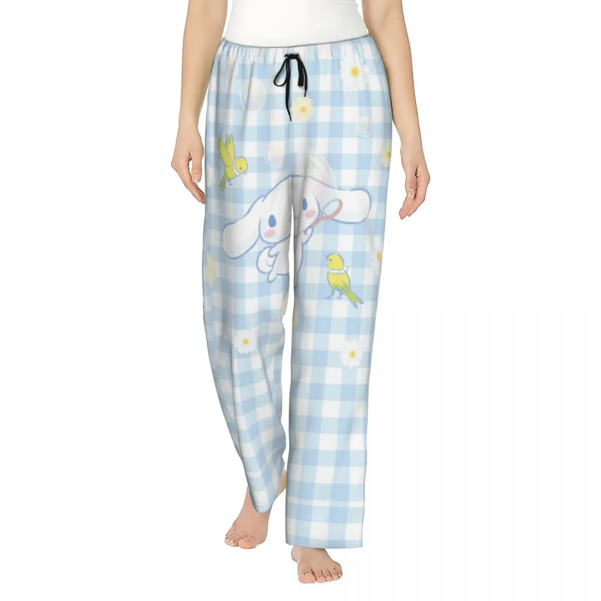 Women Comfy Sanrio Cinnamoroll Pajamas Pants Soft Lounge Pajama Bottoms Pants