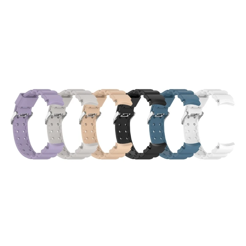 Smartwatch 실리콘 팔찌 스트랩 Sweatproof 조절 가능한 손목 밴드 시계 6/4 classic5 3 41mm 퀵 릴리스 벨트