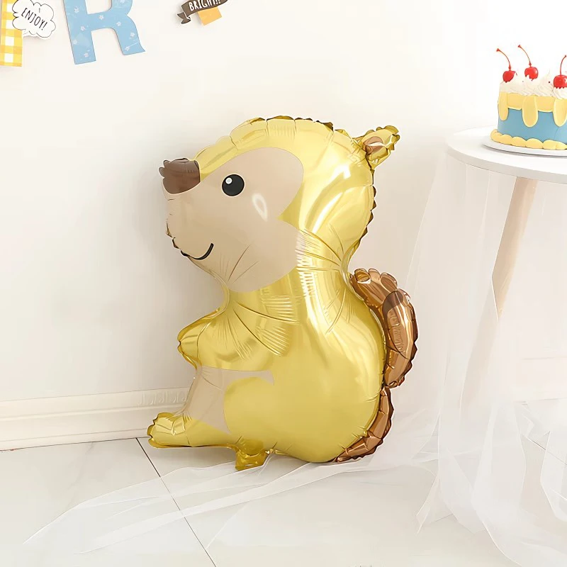 حيوان احباط بالونات أرنب القنفذ السنجاب الغزلان سفاري حفلة عيد ميلاد زينة الاطفال الكبار صبي فتاة الغابة Globos لوازم