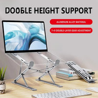 N8 N3 Laptop Stand Aluminum for Macbook Adjustable Portable More Stabe Laptop Stand Cooling Stand Foldable Notebook Holder