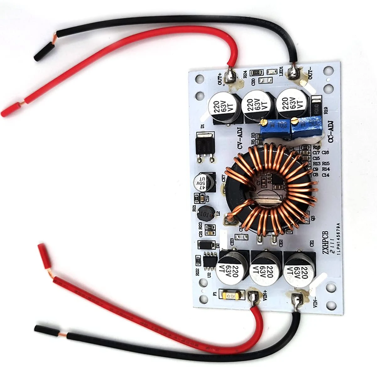 Convertisseur élévateur de courant constant, pilote d'alimentation technique avivé, sortie CC à CC 10V-60V à 12-60V, 600W