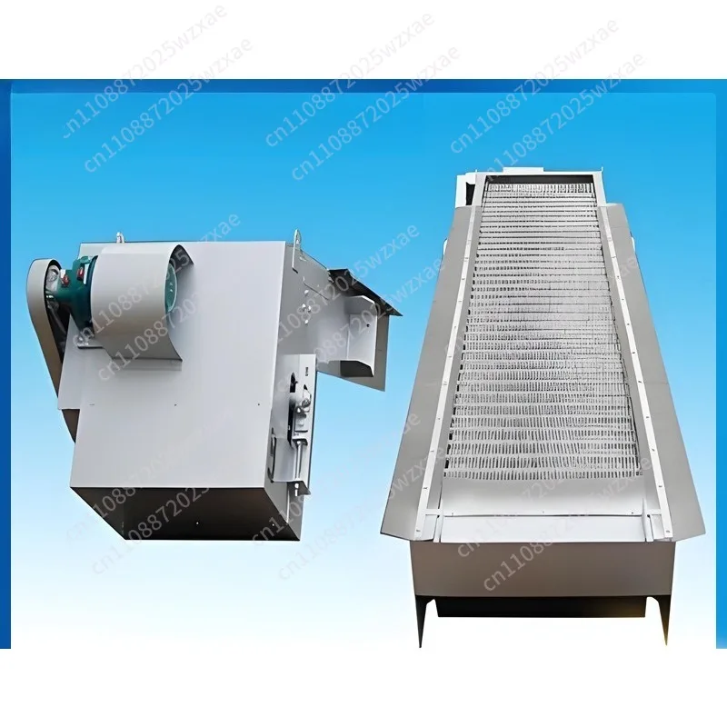 Rotary tooth rake fine grids sewage salvage machine reverse salvage grids decontamination machine
