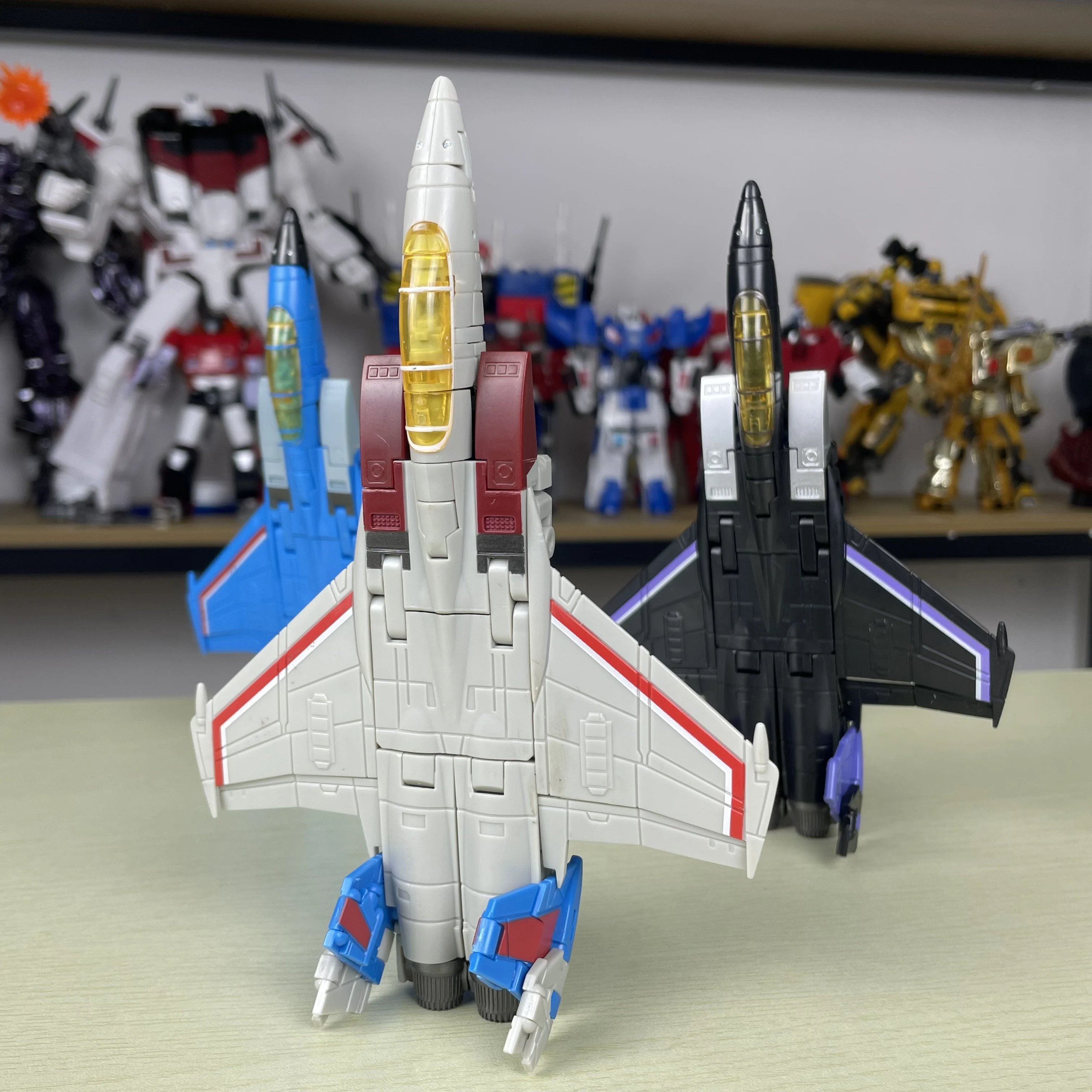 Transformowane zabawki JinBao Flight Squad Red Spider F15 FG01-03 12CM Mini kieszonkowy model wojenny akcja lalki KO kolekcja prezenty