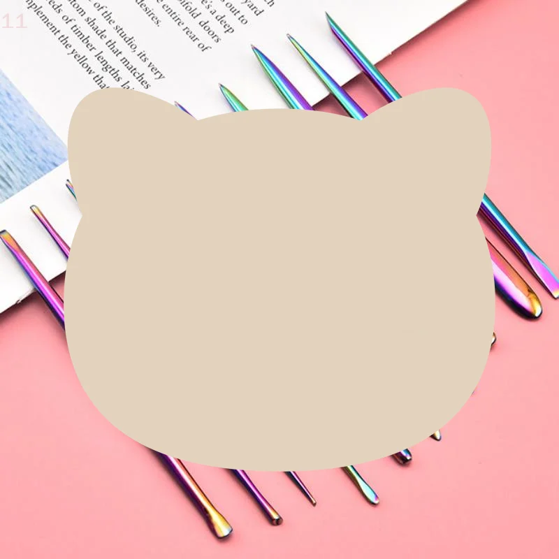 Colored Stainless Steel Clay Sculpture Tool Set Pottery Embossing Modeling Carving Tool for DIY Polymer Clay Craft Nail Art