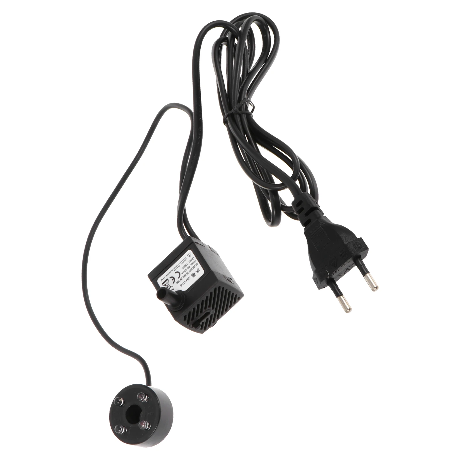 

2W Fish Tank Pump Submersible LED Water Pump Quiet 2W Mini Aquarium Supplies with Colorful Lights for Fountains Gardens