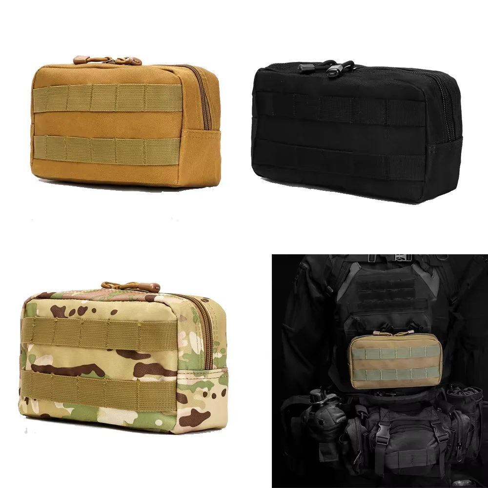 

Тактическая сумка для хранения Molle, аксессуары для кемпинга и охоты, EDC IFAK, уличные сумки, армейская сумка, тактический чехол Multicam