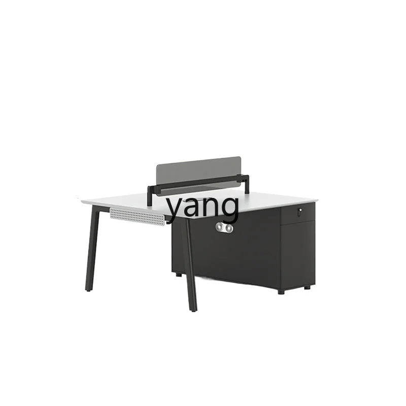 

LMMdesk staff table and chair combination station 4 people 6 people screen office furniture