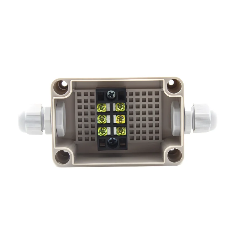 1 In 1 Out IP67 Waterproof Juction Box AG Series ABS Plastic Enclosure Cable Distribution Case With Joints TB Terminal Block