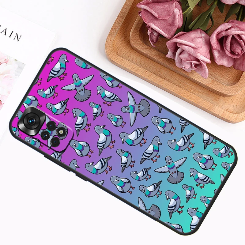 Pigeons Doves Bird Birds Flock Animal Case For Xiaomi Redmi Note 11 10 9 8 12 Pro Plus 12S 11S 10S 9S Cover For Redmi 12C 10C 9C