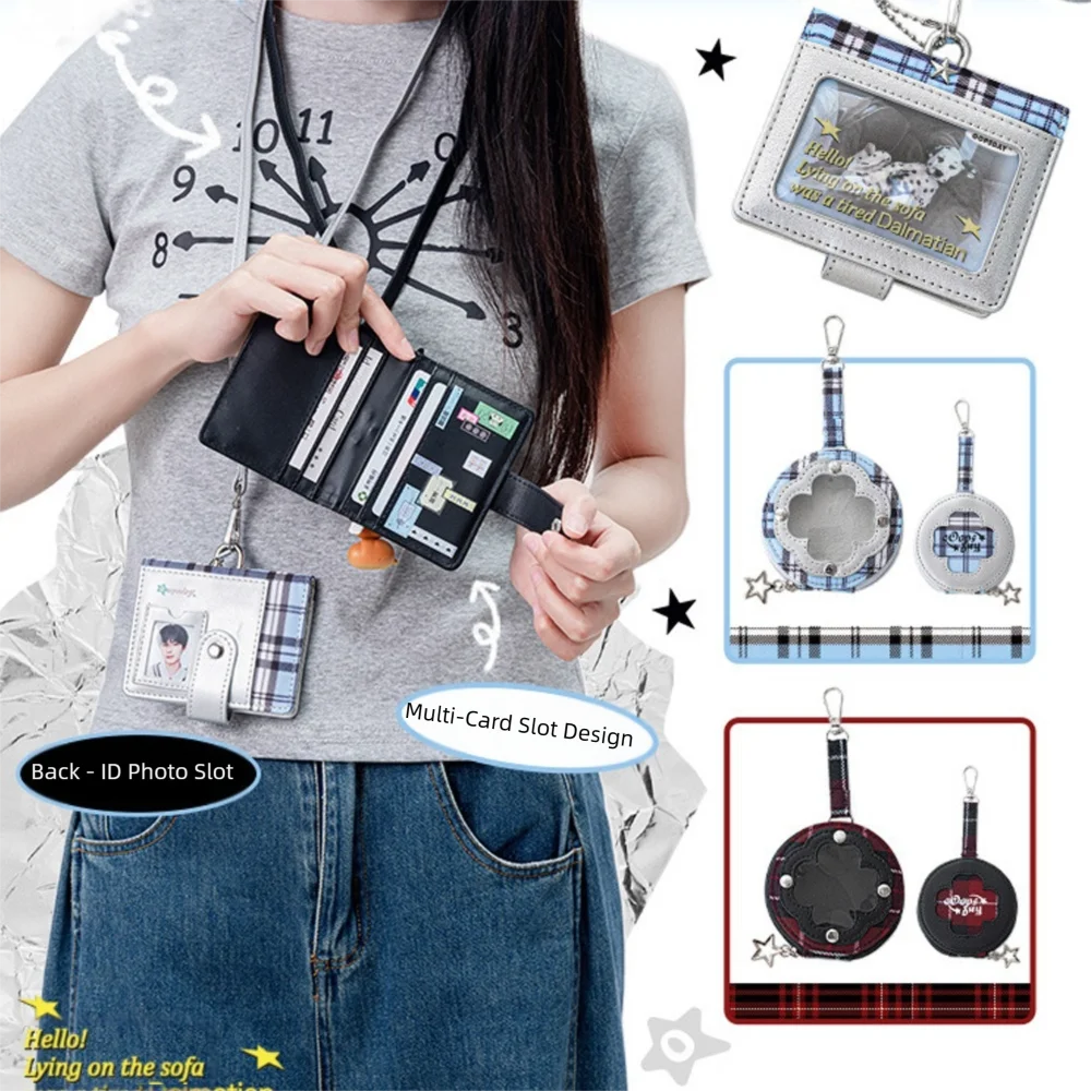 Borsa per carte scozzese alla moda Custodia per carte casual versatile portatile Zero Wallet