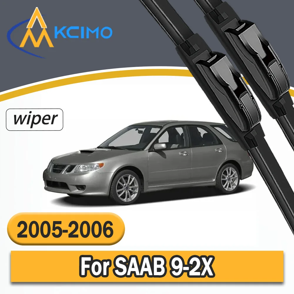 

High Clear View Premium Auto Front Windshield Wiper Blades No Noise Quiet Wiper Replacement Parts for SAAB 9-2X 2005-2006