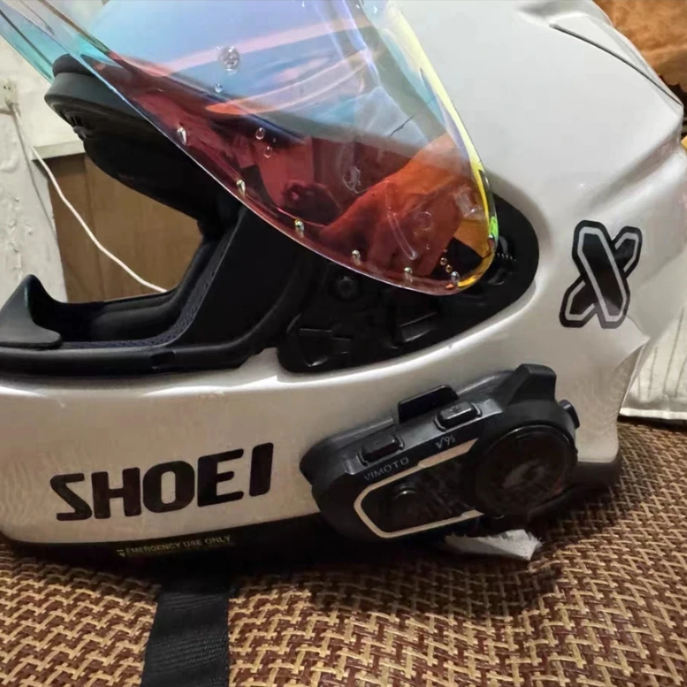 4PC Für SHOEI Logo Reflektierende Vinyl Motorrad Helm Aufkleber für X Spirit III X Fourteen Neotec II Custom Aufkleber – Detail 3