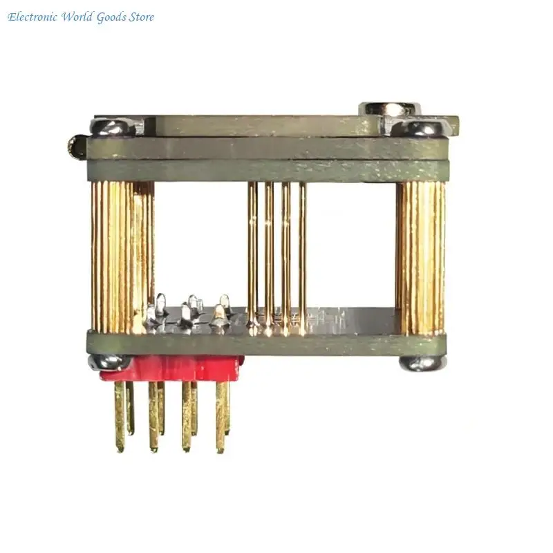 A3PD 8 Pin Device Test Holder,for WSON8 MLF8 DFN8 QFN8 Support with Locking Lid DIP8 Base for Programming Station Use Tasks
