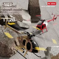 In Stock New Rc Era 1:28 C189 Bird Rc Helicopter Tusk Md500 Dual Brushless Simulation Model 6-axis Gyro Simulation Model Toys