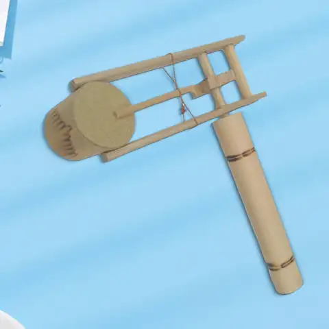 대나무 손 딸랑이, 초기 악기, 긴 손잡이가 있는 교육용 뮤지컬, 뮤지컬 래칫, 캐스터넷
