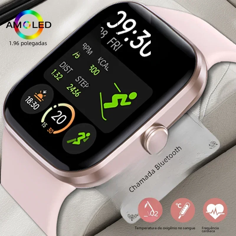 

2024 Smartwatch - Multiple Sports Modes. Health Monitor. GPS. AMOLED. Bluetooth Call. for Android & IOS. Premium Smartwatch.