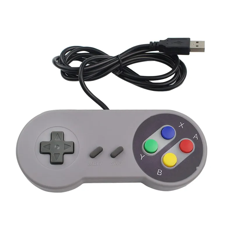 2PCs USB Gamepad Retro Gaming Joystick Wired Controller for PC NESPi RetroPie Game Control for Raspberry Pi 4 B