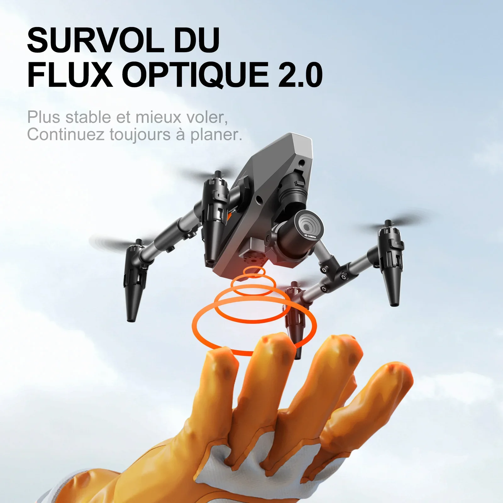 Mini RC XD1 Optical Flow Alloy Drone Dual Camera HD Wifi Fpv Photography Foldable Quadcopter Professional Drones Toys