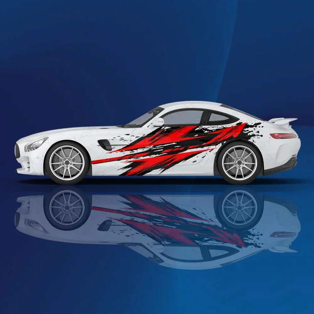 

Racing vector graphics mud splatter car side modification stickers car accessories painting custom stickers decals