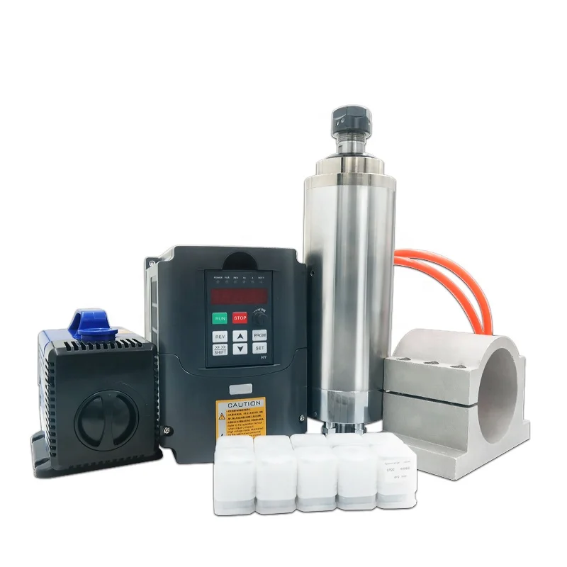 

Dragon Diamond 800W 1.5KW 2.2KW 3KW 5KW Water Cooling Spindle CNC Router Milling HQD ER20 With 2.2KW 3KW HY Inverter Spare Part