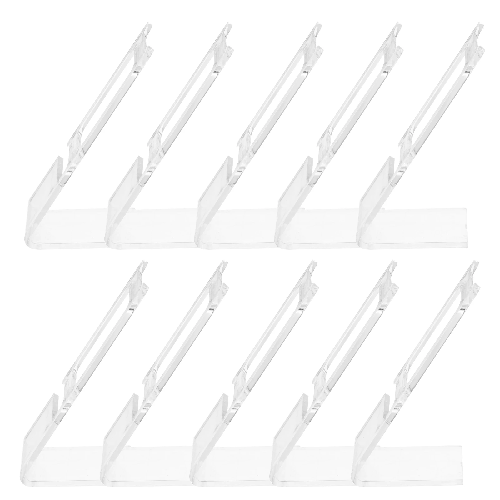 

10pcs Display Stand Clear Universal Watch Holders Transparent Jewelry Holder Rack for Men Women Home Office Storage Solution