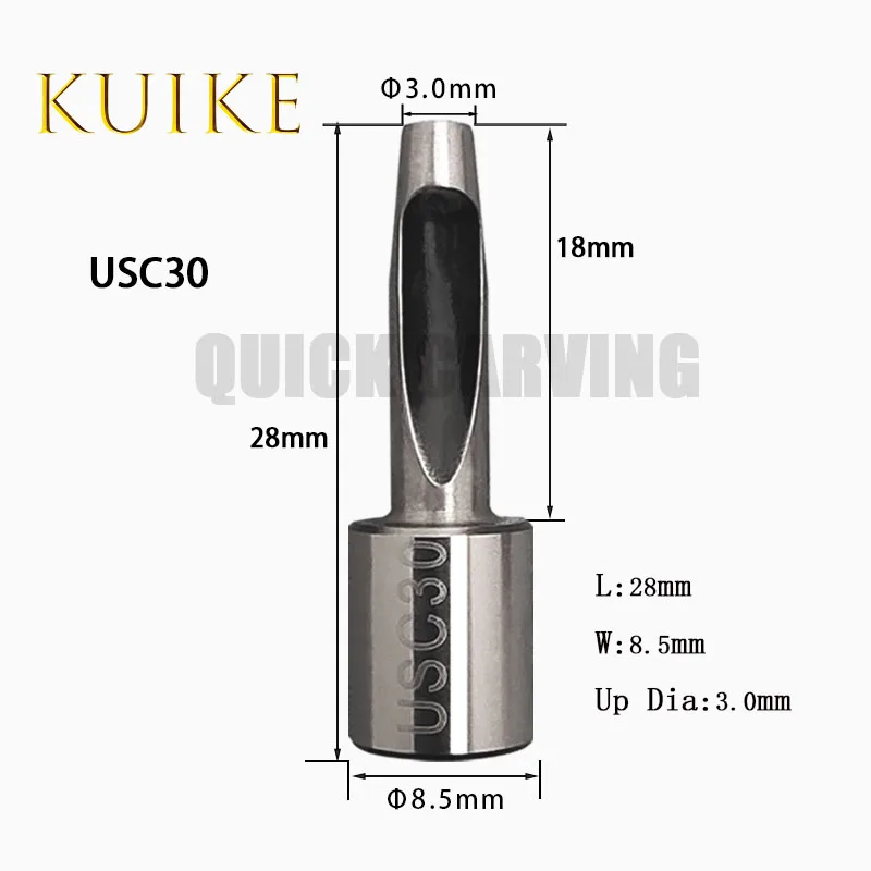 10 قطعة EMMA اللكم سكين HSS لكمة بت الجلود اللكم سكين 0.8 مللي متر 1.2 مللي متر 1.5 مللي متر USC ثقب اللكم آلة قطع الملحقات #4
