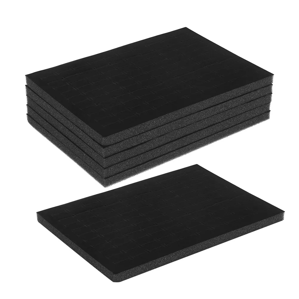 

6Pcs Jewelry Insert Pad for Ring Storage Case Organizer Drawer Display Tray Soft Sponge Cushion Elegant Ring Holder Inserts
