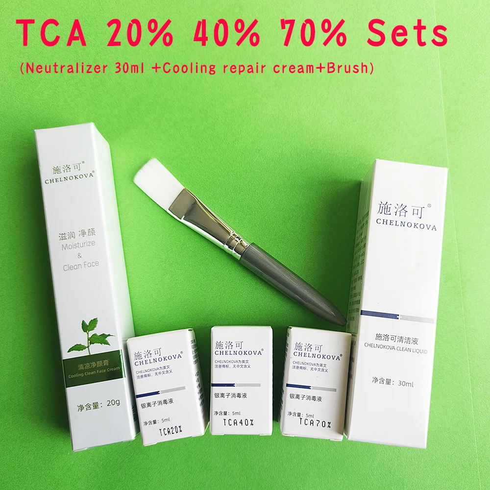 TCA 20 40 70 Pure acid peel 5ml Fingertip Art 7-25 days Fast delivery Pure acid Powerful effects TCA Peel