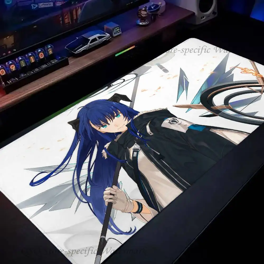 Mostima Animated Game A-Arknights Mousepad Non-slip Suitable For Office Computers Laptops E-sports Game Desk Mats XXL Keyboard