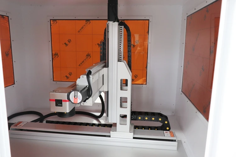 Mirror Laser Engraving Machine Big Size UV Laser Marking Machine Steel Plate Marking Machine 600*900MM JPT Fiber Laser Marker