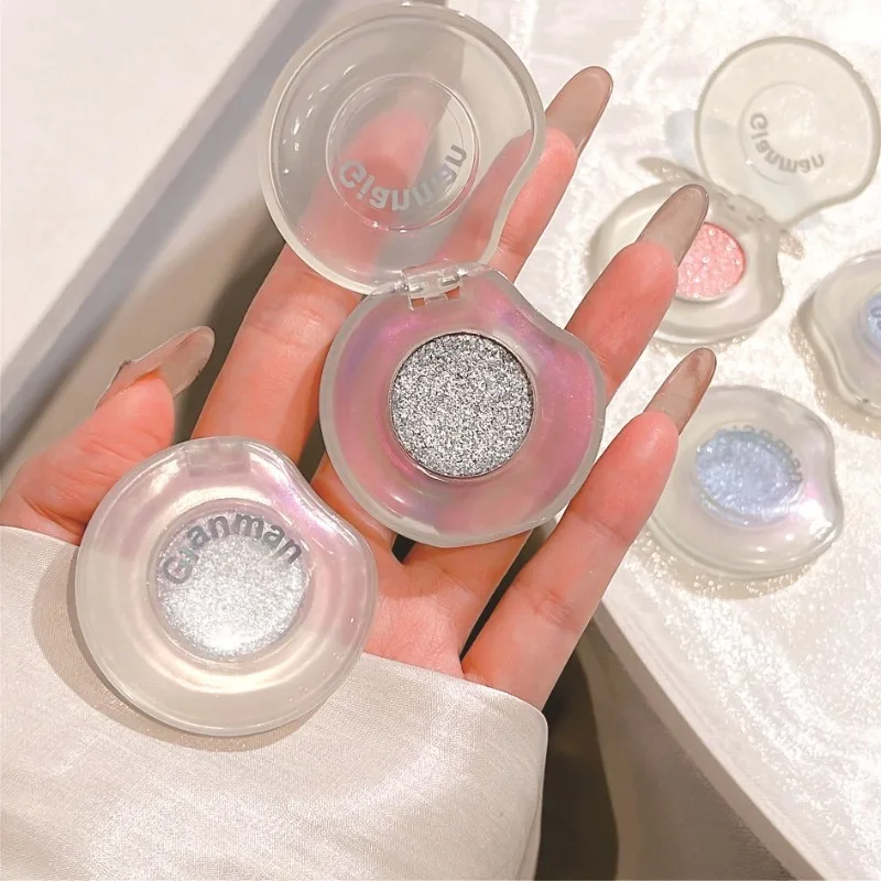 Diamond Chameleon Highlighter Contouring Palette Pearl Flash Verfärbung Hochglanz Pailletten Funkelnder Farbverlauf Lidschatten Make-up