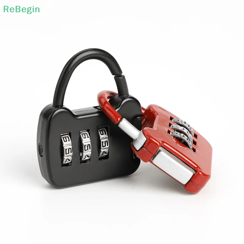 3 Dial Luggage Travel Digit Number Code Lock Combination Padlock  Lock For Gym Digital Locker Suitcase Drawer Lock Hardware