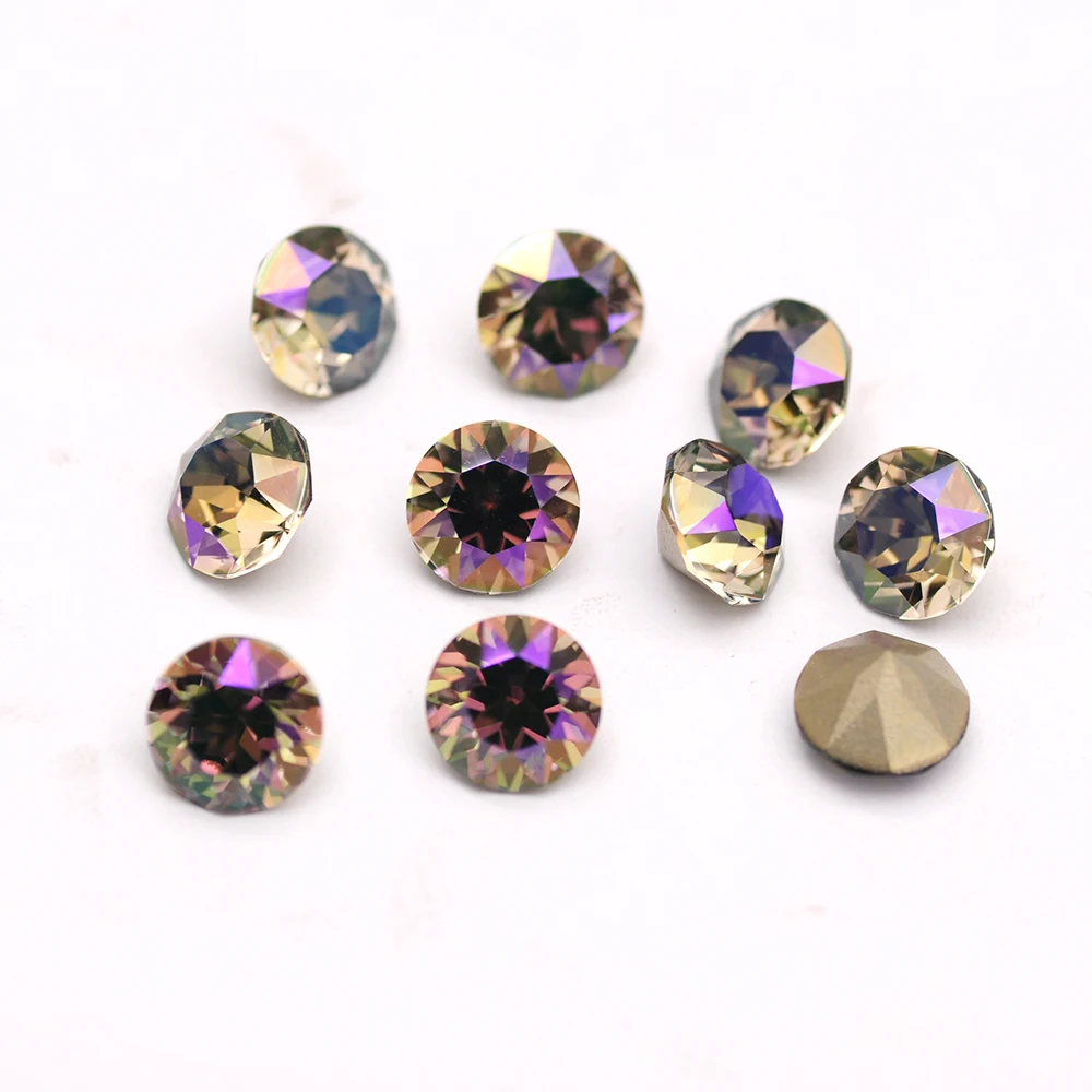 10PCS Ghost Nail Art Adhesive Crystal Rhinestones 5A Decorative Glass Beads Applique Stones For Jewelry Making Clothes