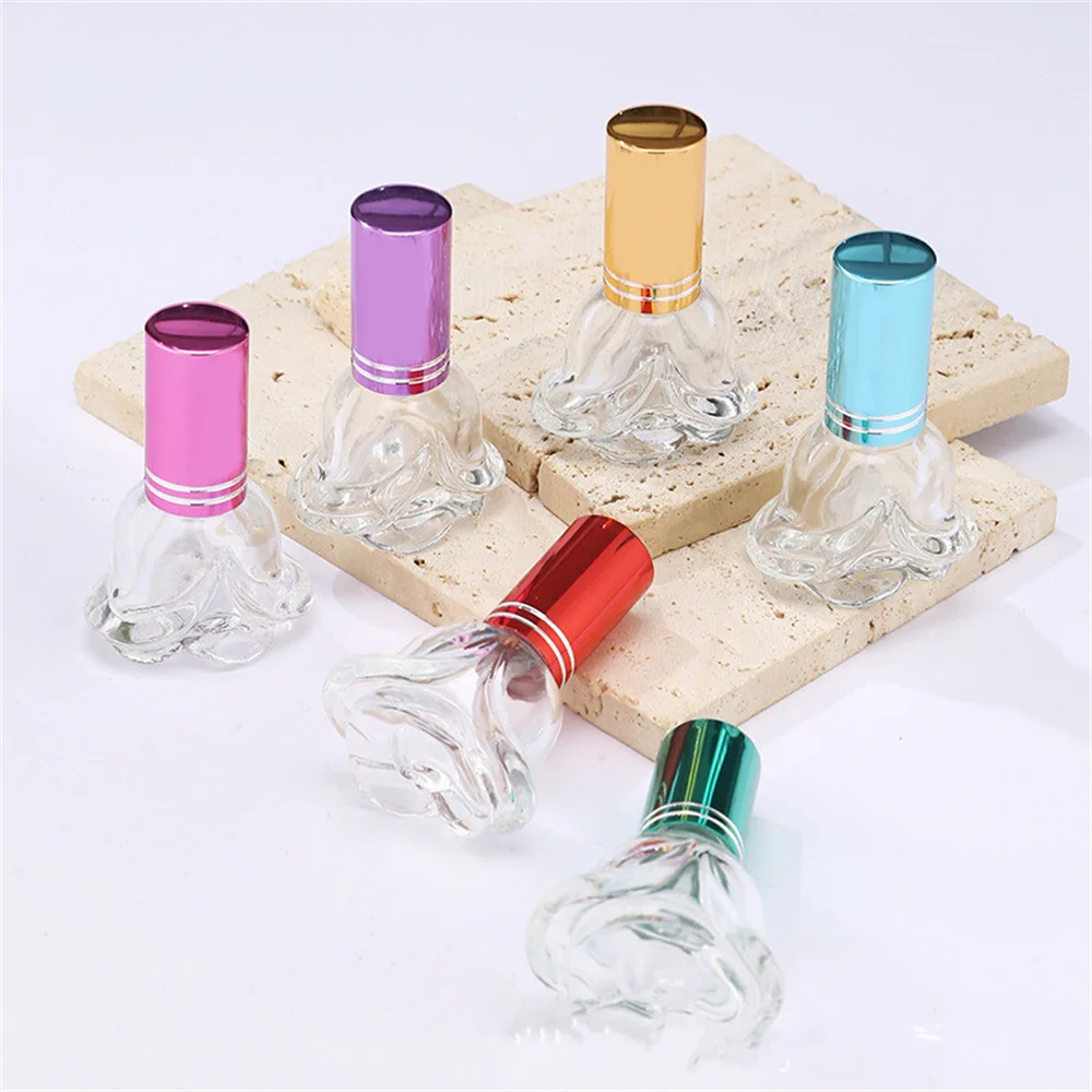 20ml Perfume Spray Bottle High-Grade Colour Glass Empty Container Fragrance Sprayer Refillable Atomizer Travel Portable Supplies