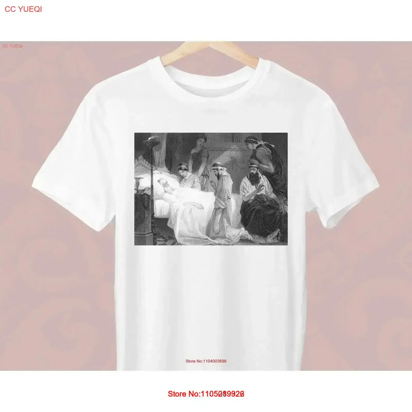 

Death of Pericles Alonzo Chappel T Shirt Greek for a Trendy Stylish vintage Washed Versatile Comfortable Breathable Slightly