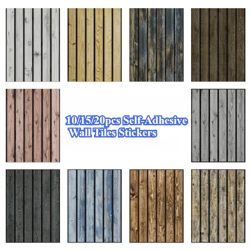 10pcs/17x23cm Self-Adhesive Wall Tiles Stickers, Heat Resistant Peel AndStick Kitchen Backsplash, Waterproof Wall Tile Sticker