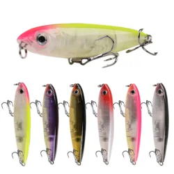 1Pc Floating Pencil Bait 8cm 10.5g Fishing Lure Wobblers Crankbait Artificial Plastic Hard Baits Bass Pike Fishing Tackle