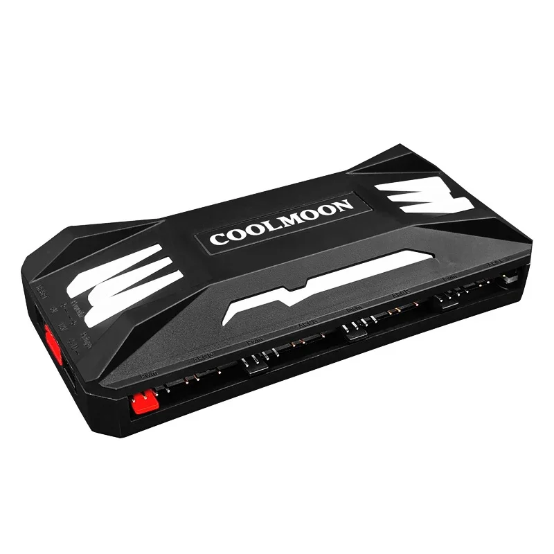 RGB Controller 4Pin PWM 5V 3Pin ARGB Cooling Fan Smart Intelligent Remote Control for PC Case Chassis