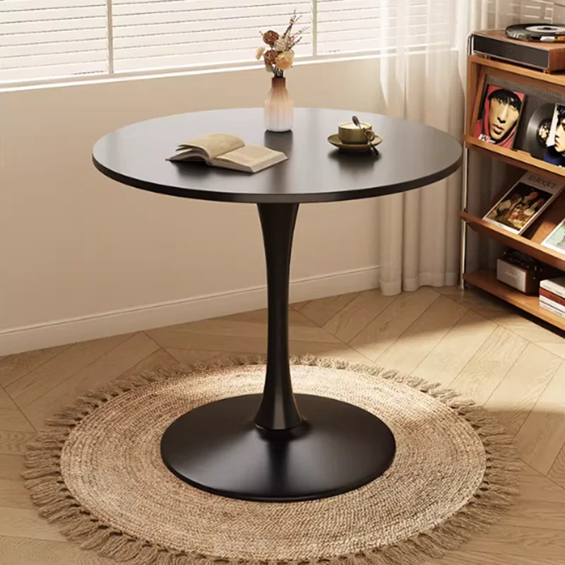 Mesa de jantar de café ao ar livre economia de espaço pequeno redondo restaurante recepção mesa de jantar designer moderno muebles móveis de cozinha
