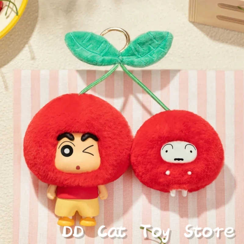 

Новый оригинальный Toptoy карандаш Шин Чан фруктовый коттедж виниловая плюшевая коробка-сюрприз Kawaii сумка кулон фигурка слепая коробка подарок на день рождения