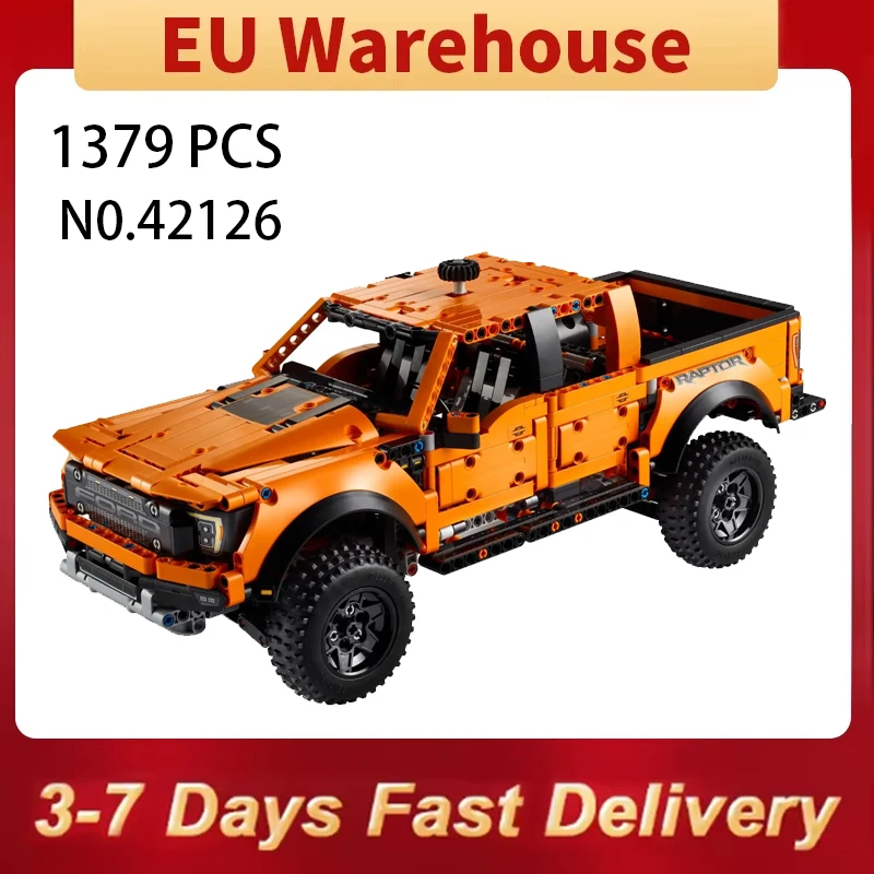 1379 pièces Tech 1:10 F-150 camion blocs de voiture ramasser briques tout-terrain assemblage jouet pour enfants garçon cadeaux d'anniversaire jouets 42126