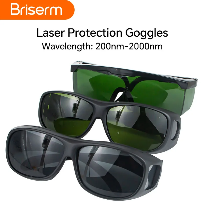 Laser Protective Goggles 200-450nm 800-2000nm OD4 OD6 Laser Welding Cutting Protection Safety Goggles 1064nm Infrared UV